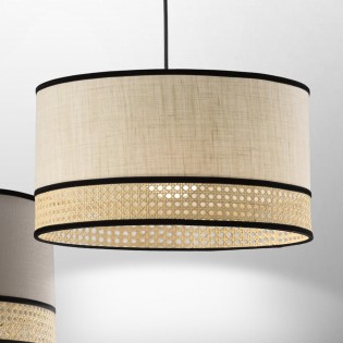 Lámpara colgante Falenea Beige
