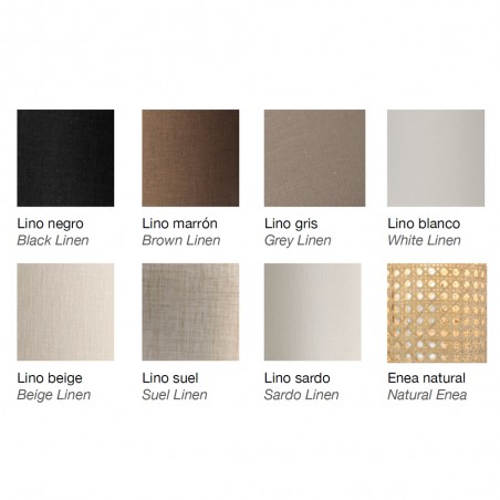 Lámpara colgante Falenea Beige