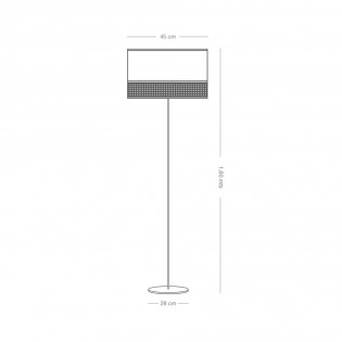 Floor Lamp Falenea White