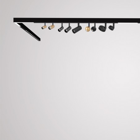 Carril magnético de superficie Magneto 48V. (2 metros)