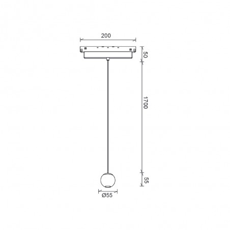 Foco LED colgante magnético Magneto (7W)
