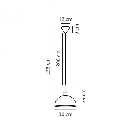 Ceiling Lamp Ellen 30 Opal