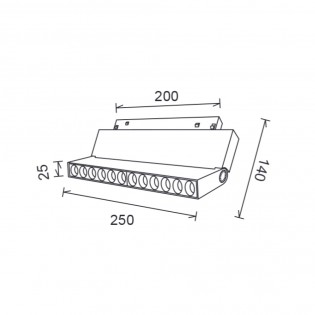 Foco LED magnético Magneto Lineal (20W)