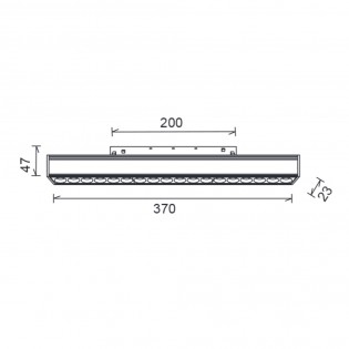 Foco LED magnético Magneto Lineal (18W)