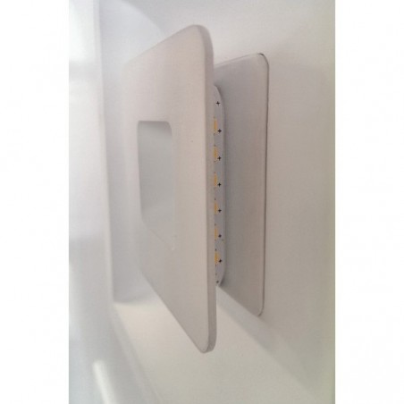 Quadratische LED-Einbauleuchte Eye square (7+7W)