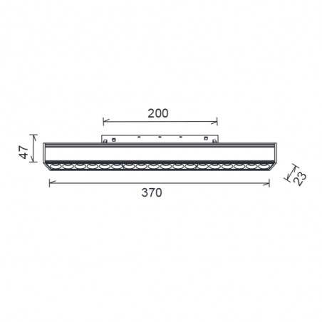 Foco LED magnético Magneto Recto (16W)