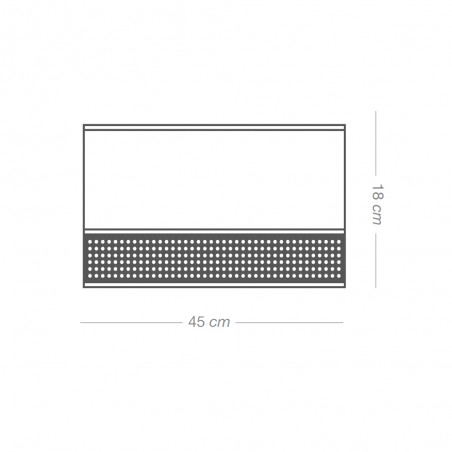 Ceiling Flush Light Falenea Black 45 (3 lights)