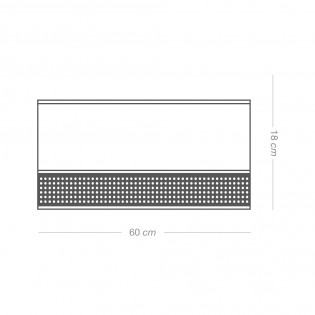 Ceiling Flush Light Falenea Beige 60 (4 lights)