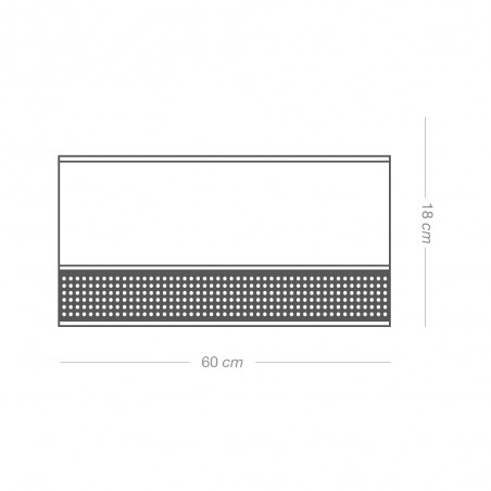 Ceiling Flush Light Falenea Beige 60 (4 lights)