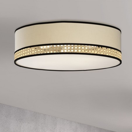 Plafón de techo Felenea Beige 60