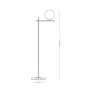 Floor Lamp Merasi Black-Gold