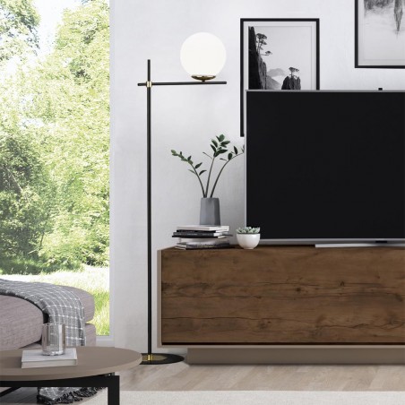 Floor Lamp Merasi Black-Gold