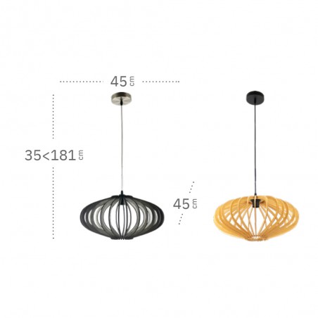 Pendant lamp Sapelli