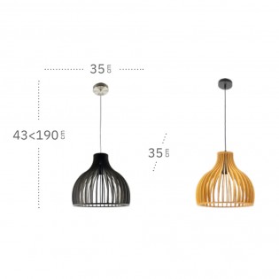 Ceiling lamp Caoba