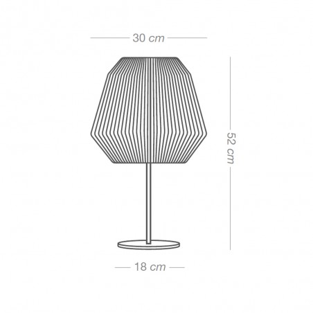 Table lamp Cordo Seaweed II