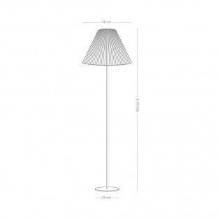 Floor Lamp Cerlina Gold