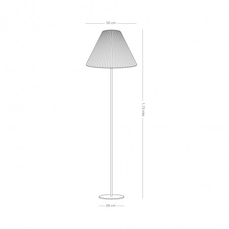 Floor Lamp Cerlina Gold