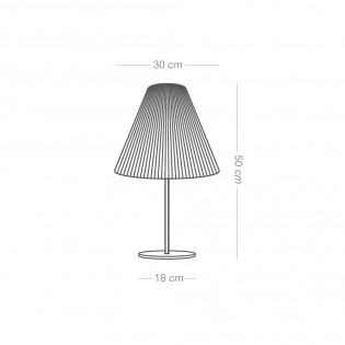 Lámpara de mesa Cerlina Mostaza