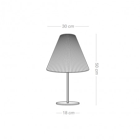 Table lamp Cerlina Mostard 30