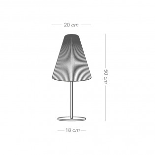 Table Lamp Cerlina Seaweed 20