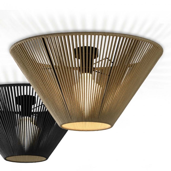 Ceiling Fluhs Light Cerlina Gold