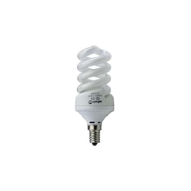 Light bulb Spiral 15 W (E14). low consumption