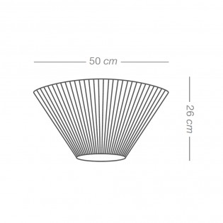 Ceiling Fluhs Light Cerlina Gold