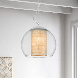 Pendant Lamp Bola Rafia 35