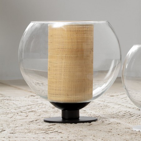 Lámpara de mesa Balo Rafia 35