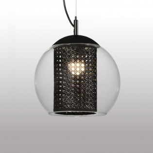 Lámpara de techo Bola Enea Negro 25