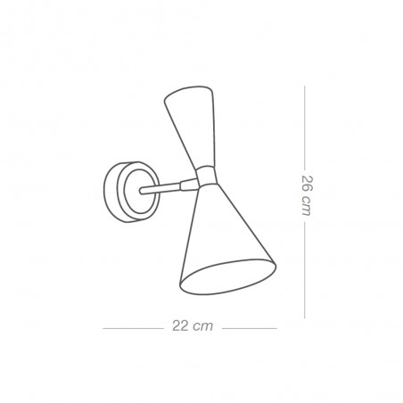 Wall Lamp Supa White-Chrome