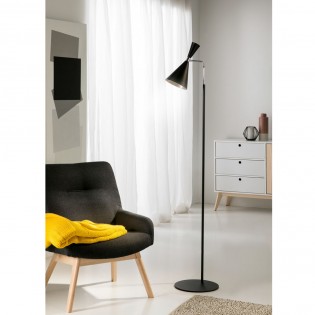 Floor Lamp Supa Black-Chrome