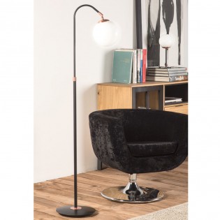 Floor Lamp Rodisa Black-Gold