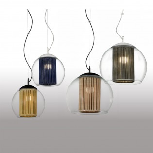 Ceiling Lamp Bola Rope Moss 35