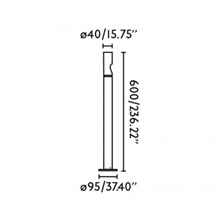 Outdoor LED Bollard Lamp Bezel (8W)