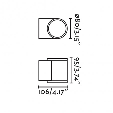 Outdoor LED Wall Lamp Tond (6W)