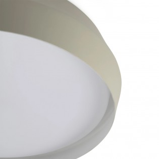 LED Ceiling Flush Light Shoku Grey (24W)