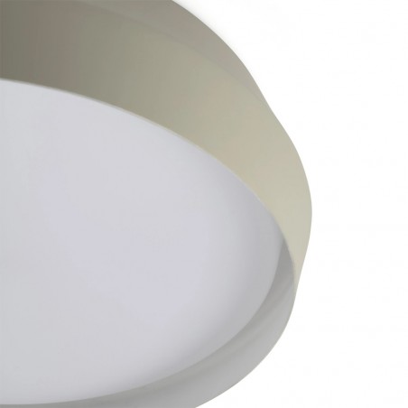 LED Ceiling Flush Light Shoku Grey (24W)