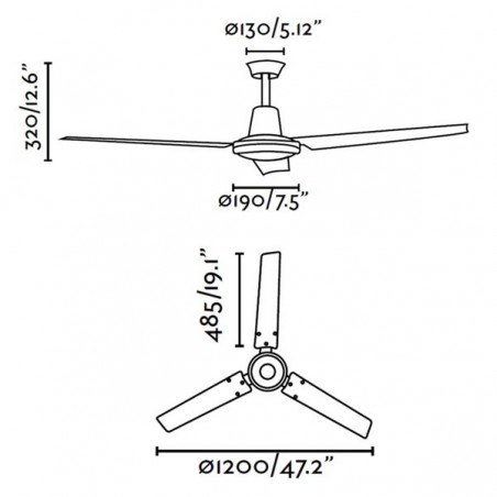 ECO INDUS Moderner Ventilator
