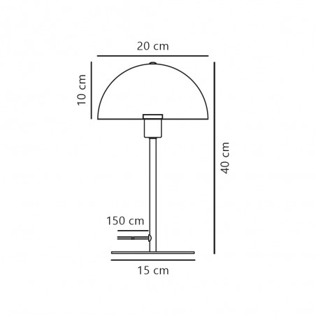 Table Lamp Ellen Opal