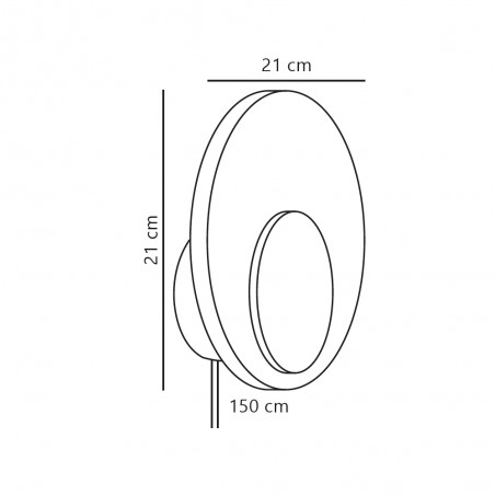 Aplique de pared LED Marsi Dim (7W)