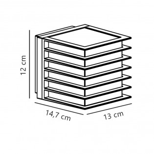 Alique de pared de exterior Fluctus