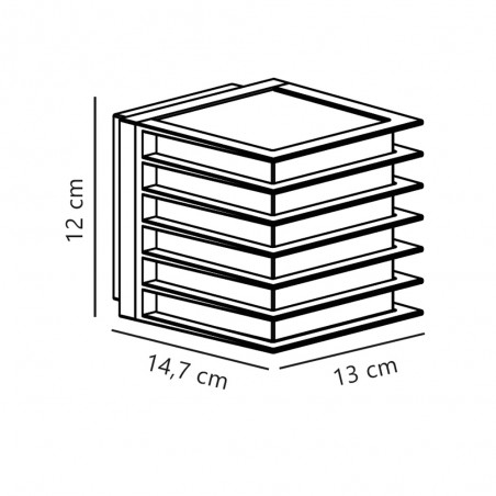 Outdoor Wall Lamp Fluctus