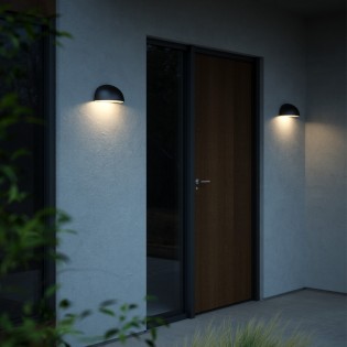 Aplique de exterior Scorpius Maxi Negro
