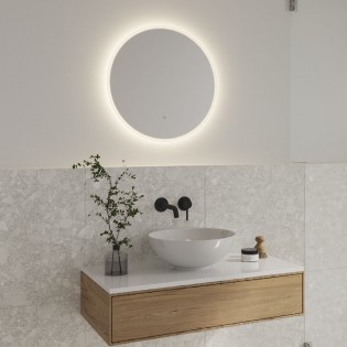 Espejo para baños con luz LED Dovina (60cm.)