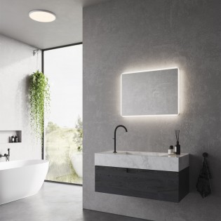 Espejo para baños con luz LED Dovina (60x80cm.)