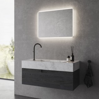Espejo para baños con luz LED Dovina (60x80cm.)