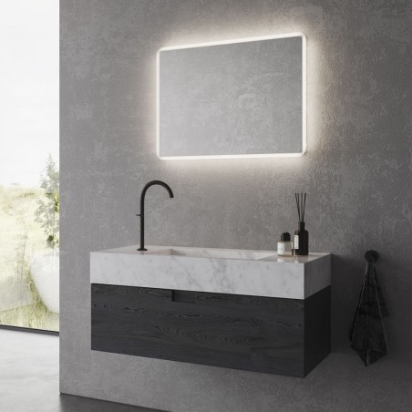 Espejo para baños con luz LED Dovina (60x80cm.)
