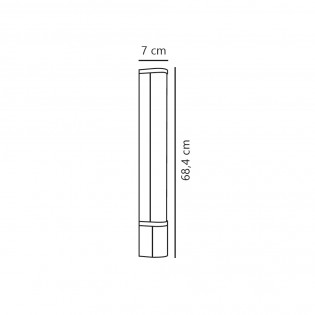 LED wall lamp for bathrooms Malaika (15W)