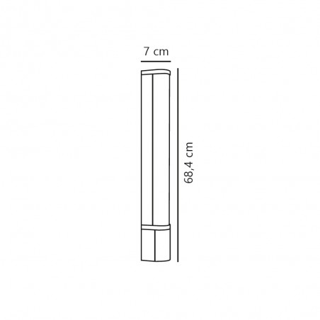 LED wall lamp for bathrooms Malaika (15W)